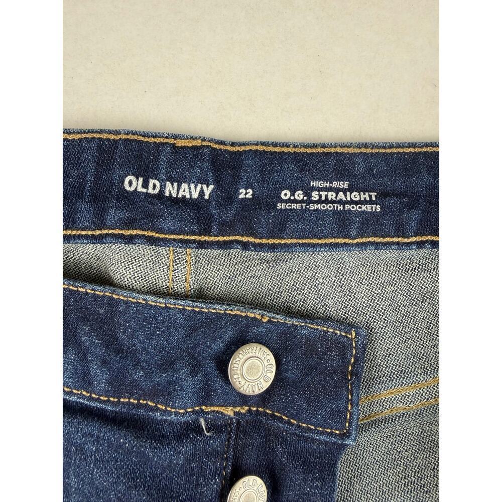 Old navy HIGH-RISEO.G. STRAIGHT SECRET-SMOOTH POCKETS plus size 22 - Picture 5 of 8